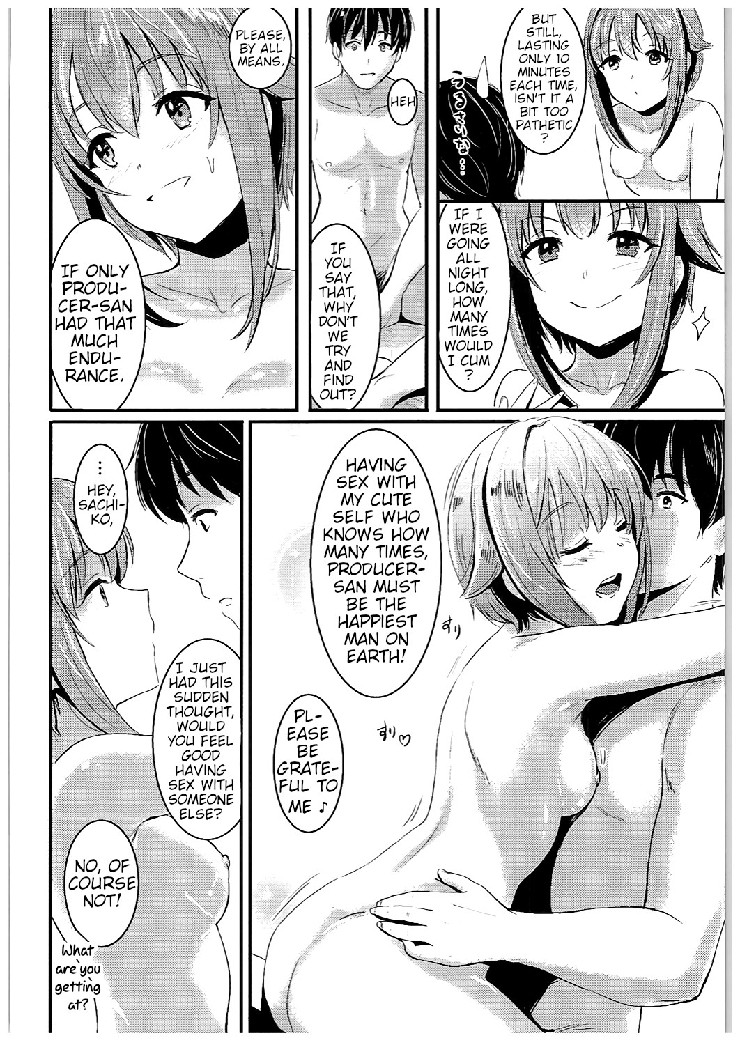 Hentai Manga Comic-Gangbang Play With my Cute Self-Read-5